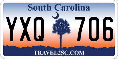 SC license plate YXQ706