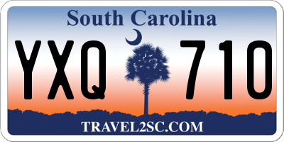 SC license plate YXQ710