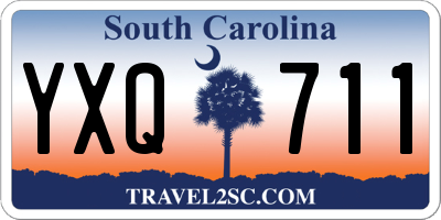 SC license plate YXQ711