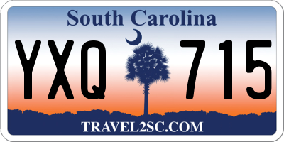 SC license plate YXQ715