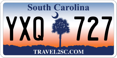 SC license plate YXQ727