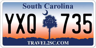 SC license plate YXQ735