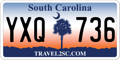 SC license plate YXQ736