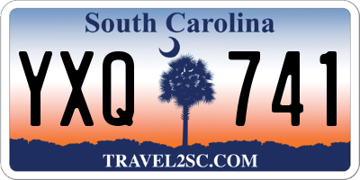 SC license plate YXQ741