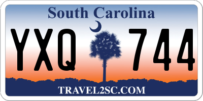 SC license plate YXQ744