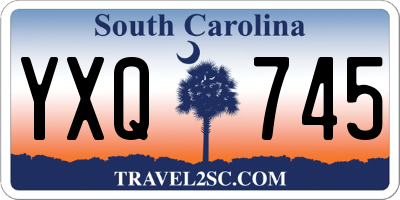 SC license plate YXQ745