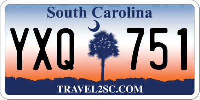 SC license plate YXQ751
