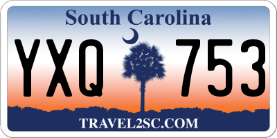 SC license plate YXQ753
