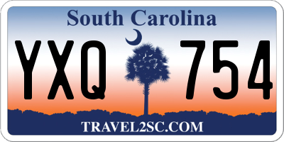 SC license plate YXQ754