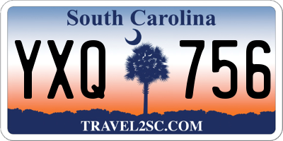 SC license plate YXQ756
