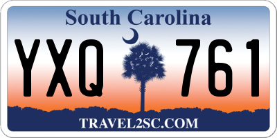 SC license plate YXQ761