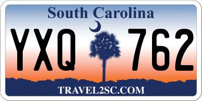 SC license plate YXQ762