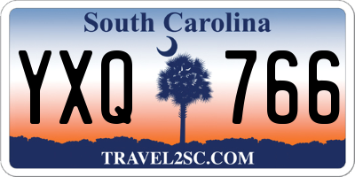 SC license plate YXQ766