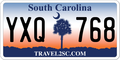 SC license plate YXQ768