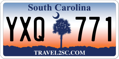 SC license plate YXQ771