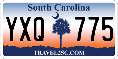 SC license plate YXQ775