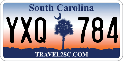 SC license plate YXQ784