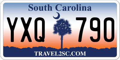 SC license plate YXQ790
