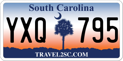 SC license plate YXQ795