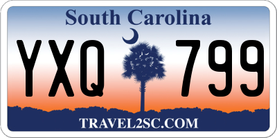 SC license plate YXQ799