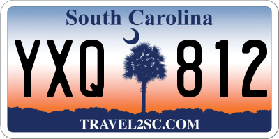SC license plate YXQ812