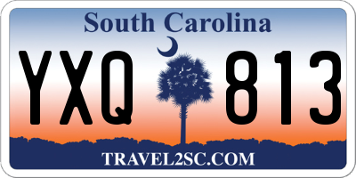 SC license plate YXQ813