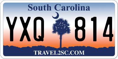 SC license plate YXQ814