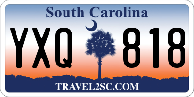SC license plate YXQ818