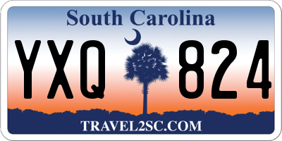 SC license plate YXQ824