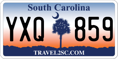 SC license plate YXQ859