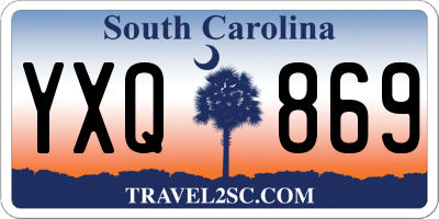 SC license plate YXQ869