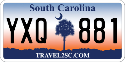 SC license plate YXQ881