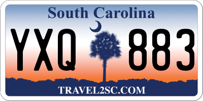 SC license plate YXQ883