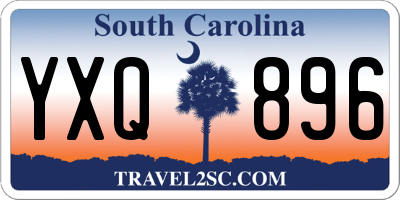 SC license plate YXQ896