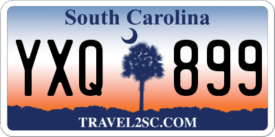 SC license plate YXQ899
