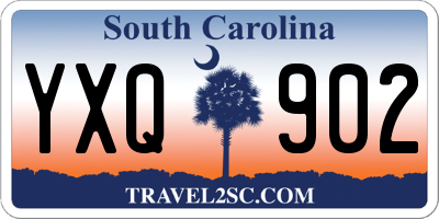 SC license plate YXQ902