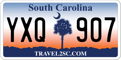 SC license plate YXQ907