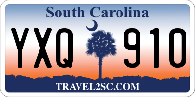 SC license plate YXQ910