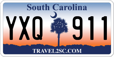SC license plate YXQ911