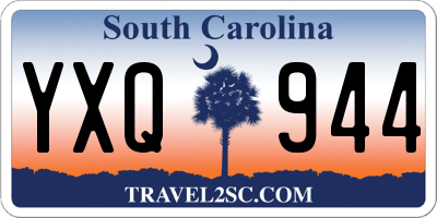 SC license plate YXQ944