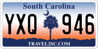SC license plate YXQ946