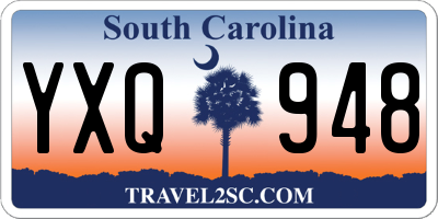 SC license plate YXQ948