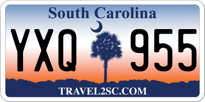 SC license plate YXQ955