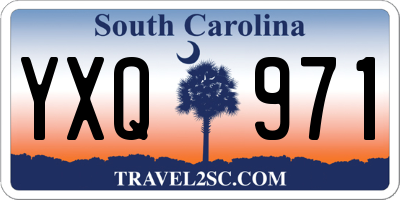SC license plate YXQ971