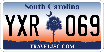 SC license plate YXR069