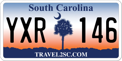 SC license plate YXR146