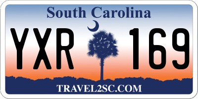SC license plate YXR169