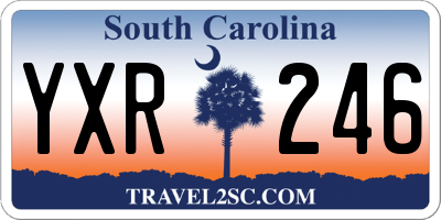 SC license plate YXR246