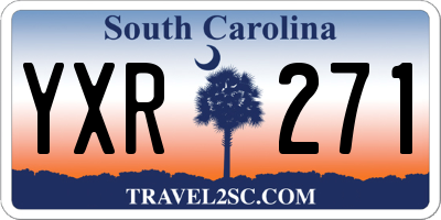 SC license plate YXR271