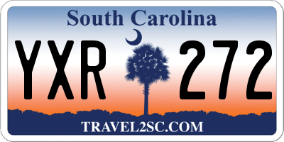SC license plate YXR272
